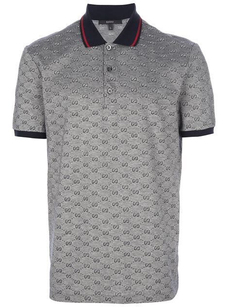 gucci t-shirt stripes around collar|gucci monogram polo shirt.